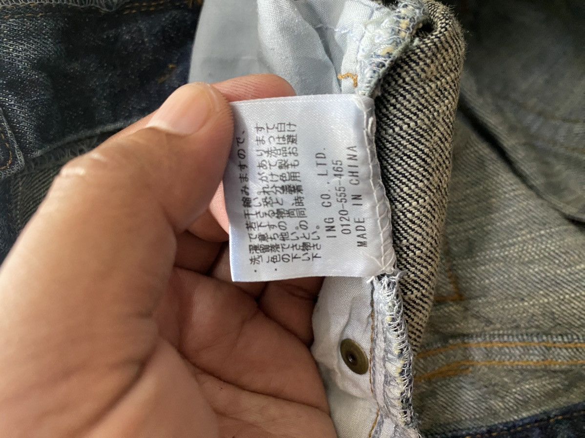 If Six Was Nine × Japanese Brand × Le Grande Bleu (L.G.B.) FLARE DISTRESS JEANS JAPAN BRAND RIPPED DESIGN RARE STYLE Size US 30 / EU 46 - 7 Thumbnail