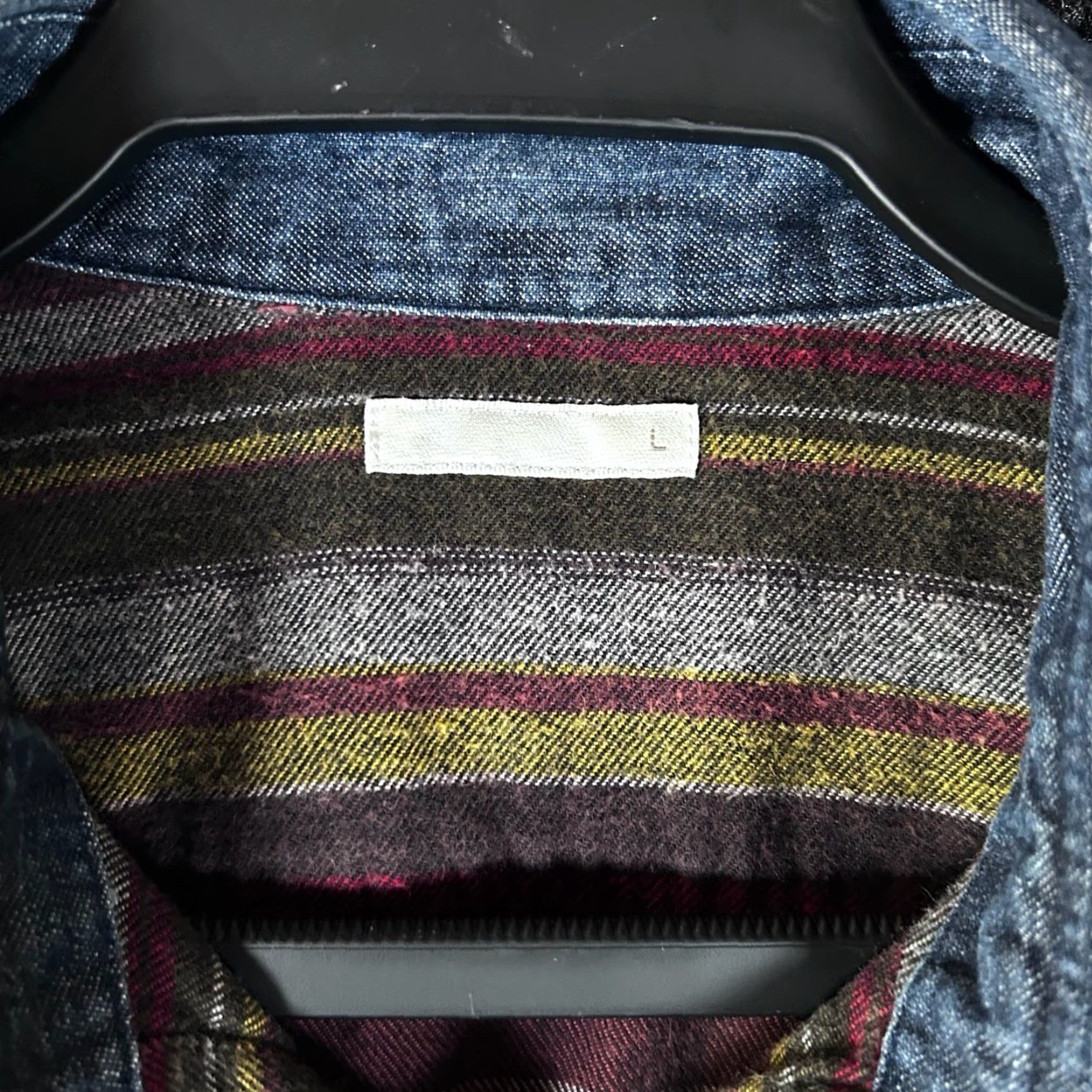 Uniqlo Uniqlo Shirt M L Multicolor Striped Flannel Button Up Collared Long Sleeve Casual Denim Collar 229417 Mens Shirt Size US L / EU 52-54 / 3 - 2 Thumbnail