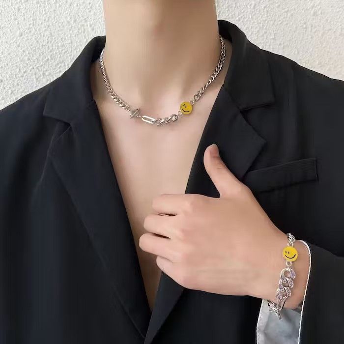 Jewelry × Vintage Smiley Necklace Chain Size ONE SIZE - 2 Thumbnail