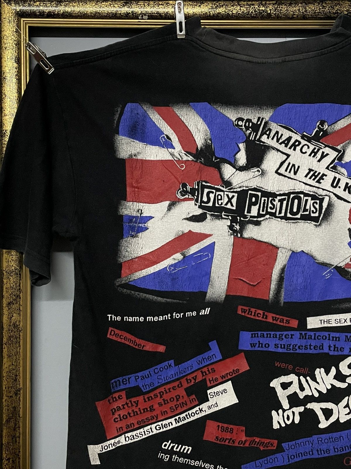 Vintage Vintage Original 90s Sex Pistols Punk Johny Rotten Sunfaded Size US L / EU 52-54 / 3 - 9 Thumbnail
