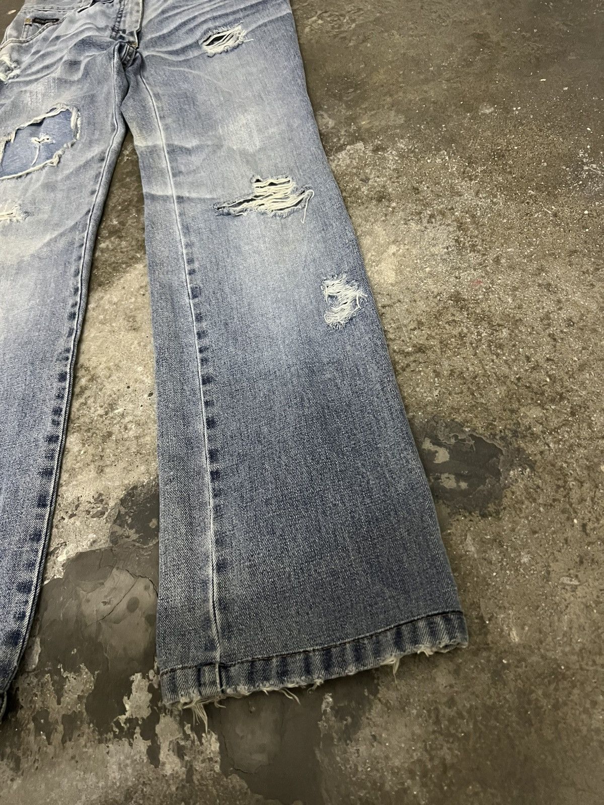 Dolce & Gabbana 💥Dolce & Gabbana Vintage Distress Y2K Jean Size 29" - 5 Thumbnail