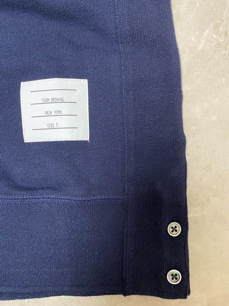 Thom Browne Thom Browne size5 Classic four stripe round neck hoodie Size US XXL / EU 58 / 5 - 5 Thumbnail