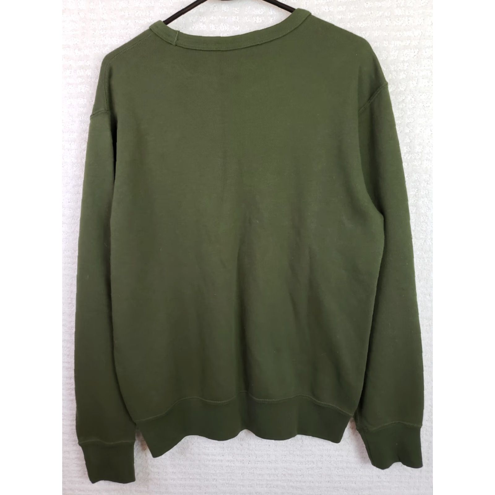 Disney Disney Mickey Mouse Green Long Sleeve Crewneck Sweatshirt Men's M Size US M / EU 48-50 / 2 - 5 Thumbnail