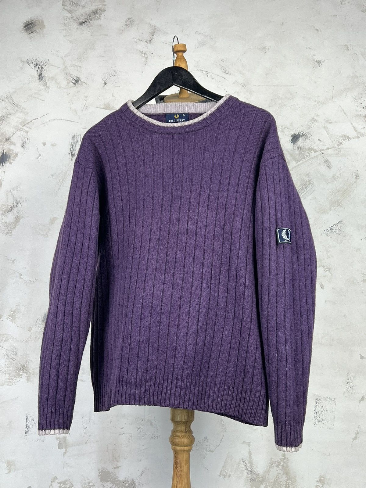 Fred Perry Vintage Fred Perry Wool Sweater Size L - XL Size US XL / EU 56 / 4 - 2 Thumbnail