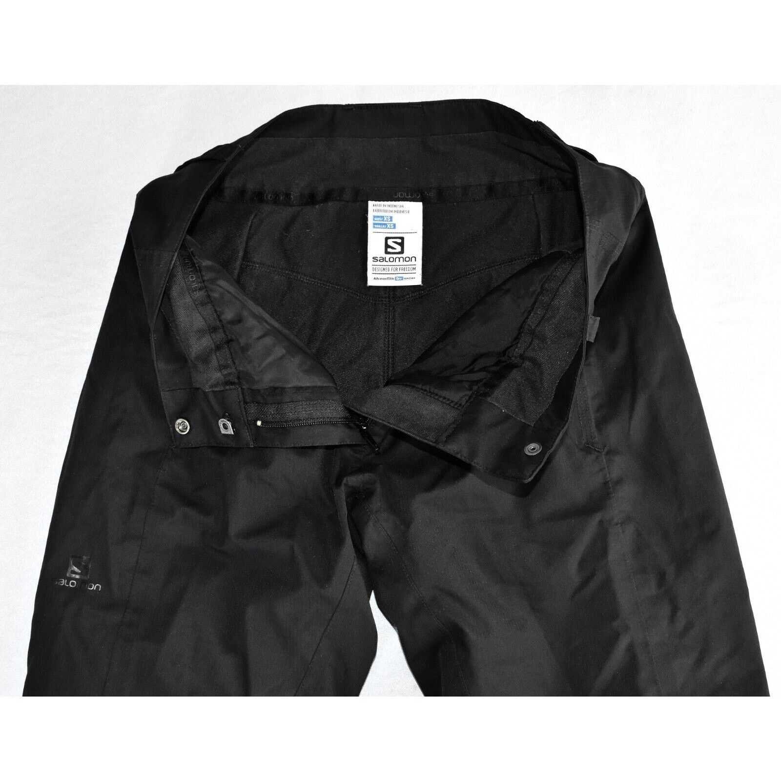 Salomon NEW SALOMON Advanced Skin Dry Black Ski Snowboard Pant Sz XS Size 27" / US 4 / IT 40 - 4 Thumbnail