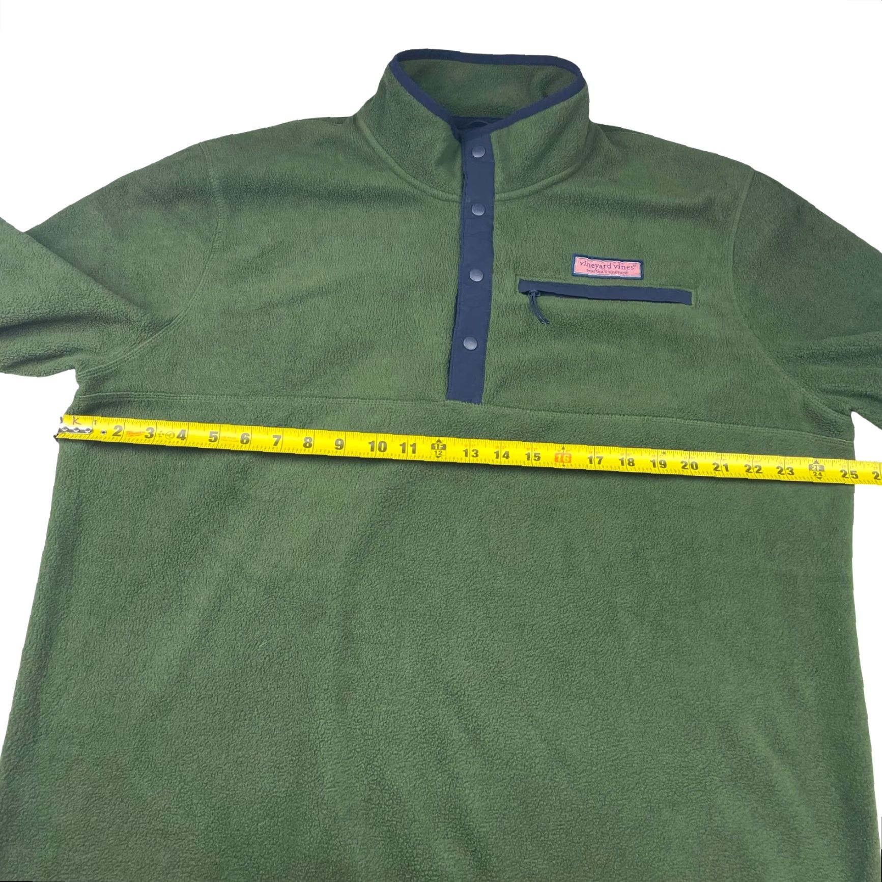 Vineyard Vines Vineyard Vines Men's Fleece Shep Shirt 1/4 Snap Button Pullover Green XL Mock Neck Sweatshirt Size US S / EU 44-46 / 1 - 7 Thumbnail