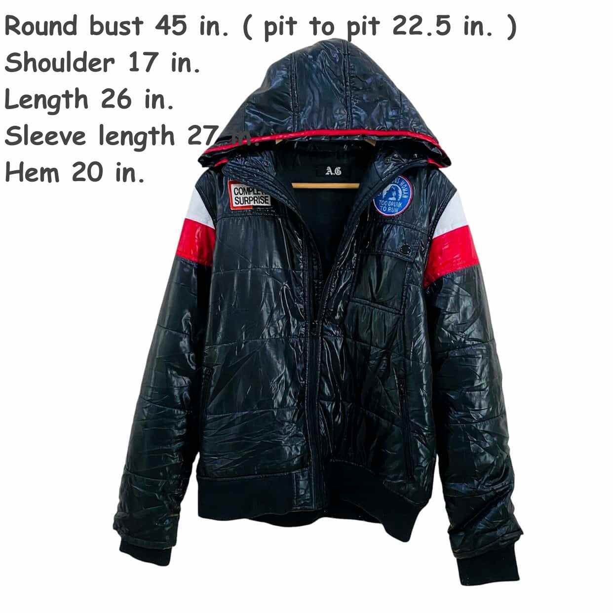 Japanese Brand A.G. Puffy Nylon Jacket Size US L / EU 52-54 / 3 - 12 Thumbnail