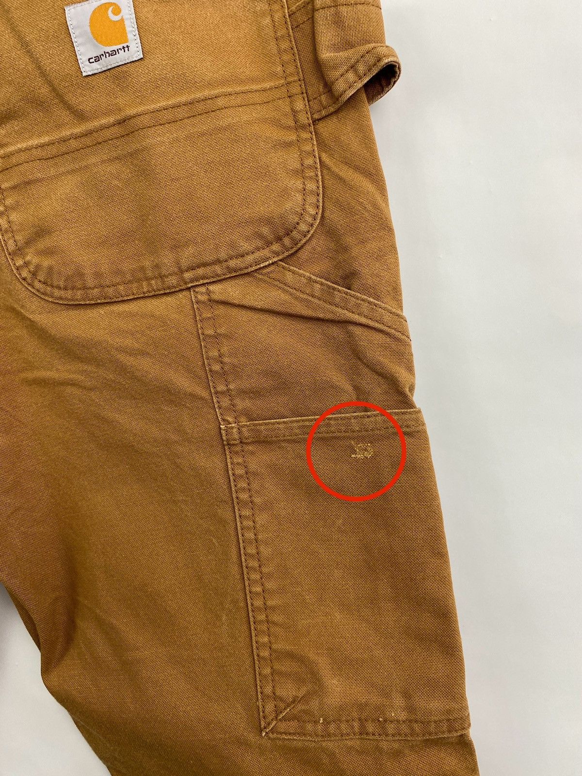 Carhartt 🇺🇸 Vintage 90s Carhartt Double Knees Brown Work Pants Y2K Size US 32 / EU 48 - 11 Thumbnail