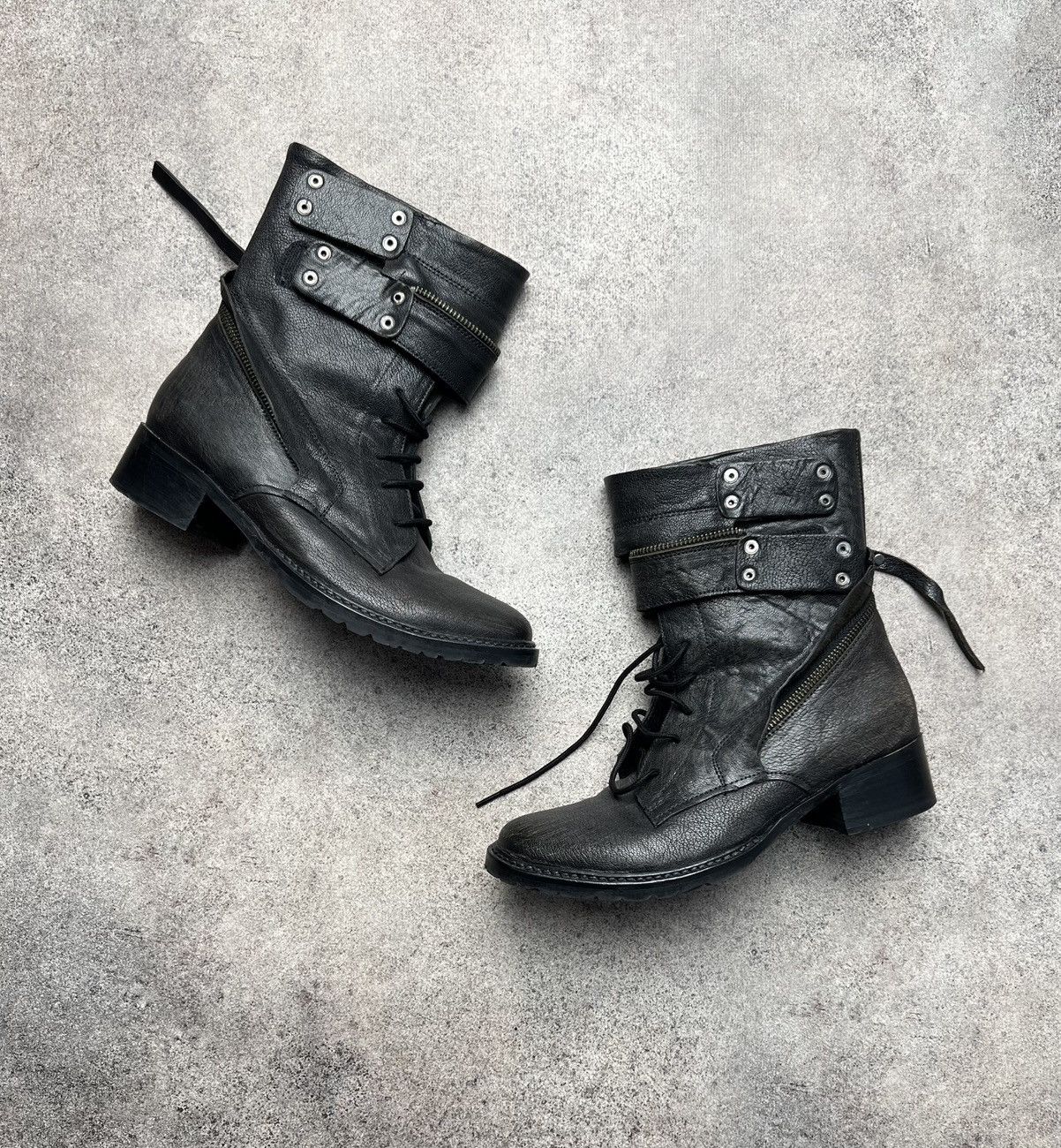 Japanese Brand × Vintage Vintage tornado zip boots Size US 8 / IT 38 - 1 Thumbnail