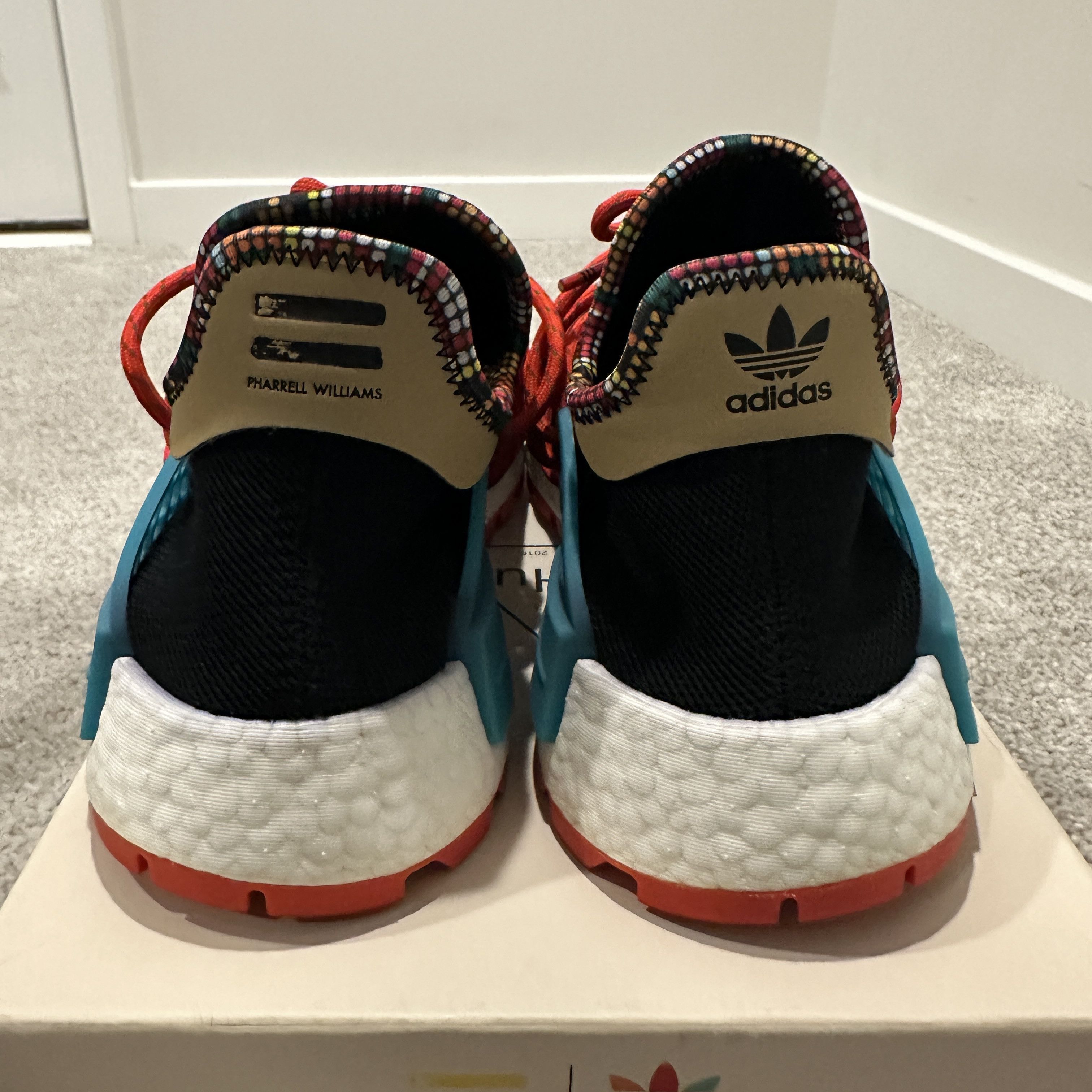 Adidas × Pharrell Adidas NMD Human Race Pharrell "Inspiration Pack" Black Size US 9.5 / EU 42-43 - 3 Thumbnail