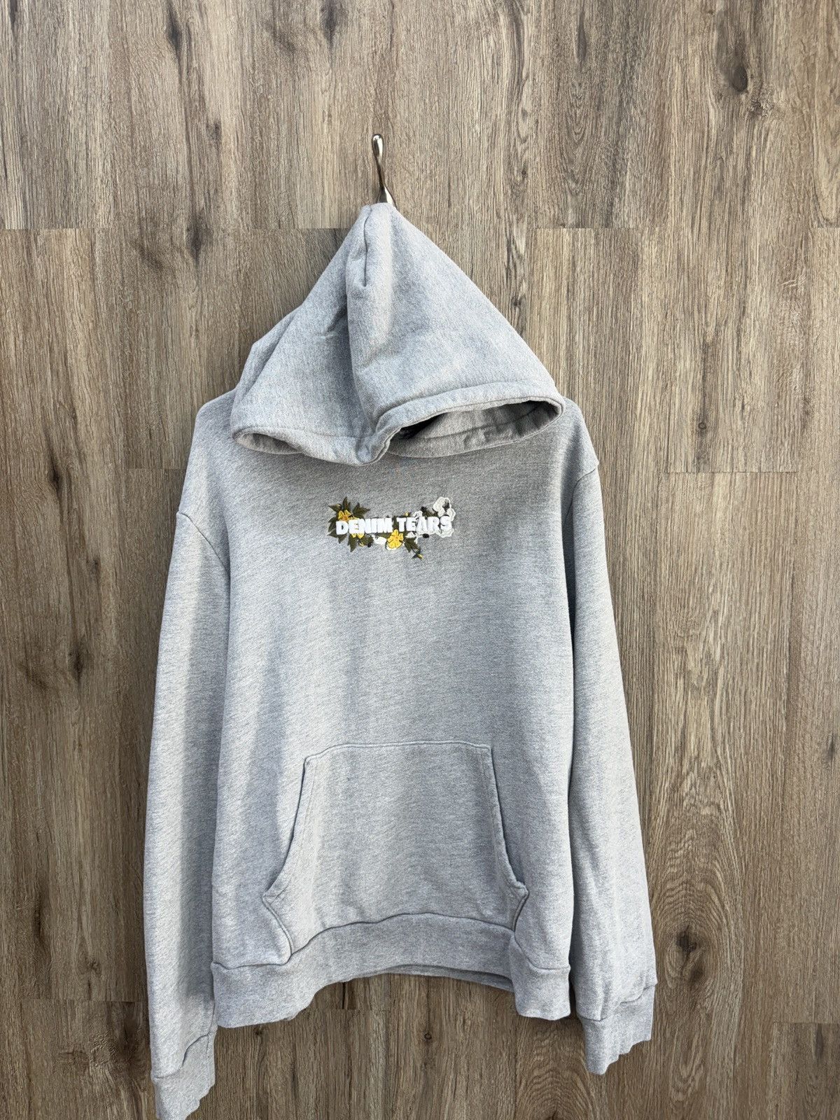 DENIM TEARS Denim Tear Grey Hoodie Size US L / EU 52-54 / 3 - 1 Thumbnail