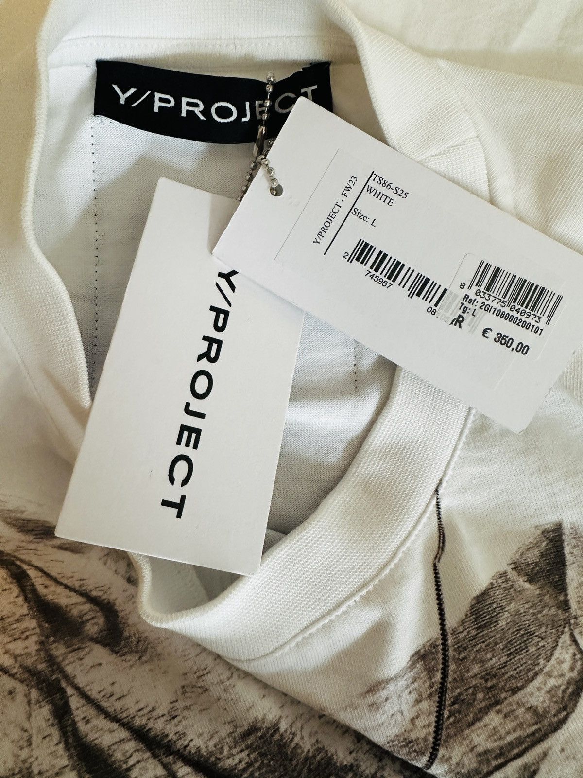 Y/Project Y/Project tshirt Size US L / EU 52-54 / 3 - 5 Thumbnail
