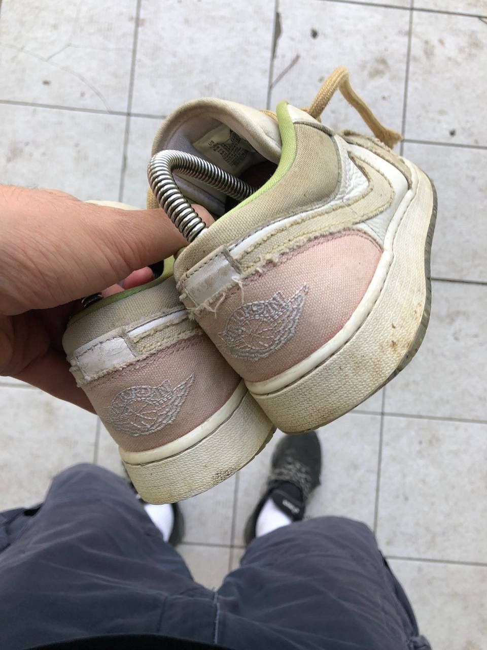 Jordan Brand × Nike VERY RARE NIKE JORDAN 1 LOW RECYCLED SNEAKERS JAPAN STYLE Size US 6.5 / EU 39-40 - 8 Thumbnail