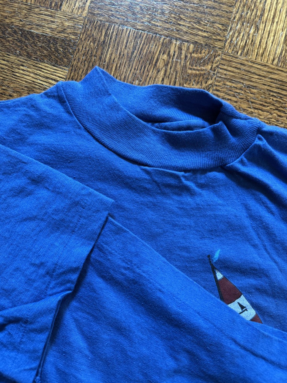 Vintage Vintage 80s Hawaii Surfer Graphic Pocket Tee Size US S / EU 44-46 / 1 - 6 Thumbnail