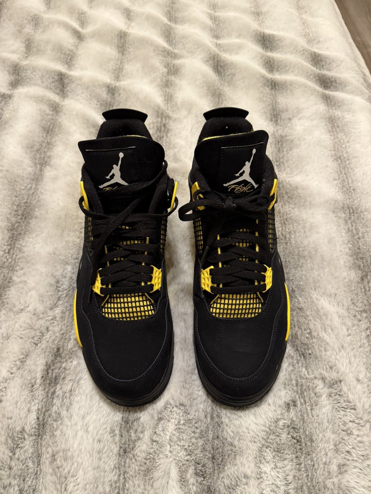 Jordan Brand Air Jordan 4 Retro ‘Thunder’ 2023 Size US 12.5 / EU 45-46 - 3 Thumbnail