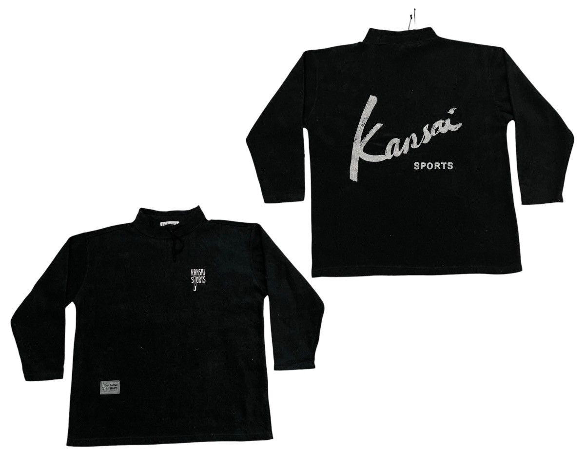 Kansai Yamamoto 90s KANSAI SPORT FLEECE EMBROIDERY LOGO RARE Size US M / EU 48-50 / 2 - 1 Thumbnail