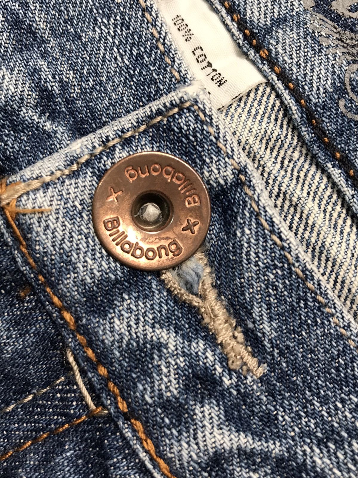 Billabong Vintage billabong baggy denim Size US 34 / EU 50 - 9 Thumbnail