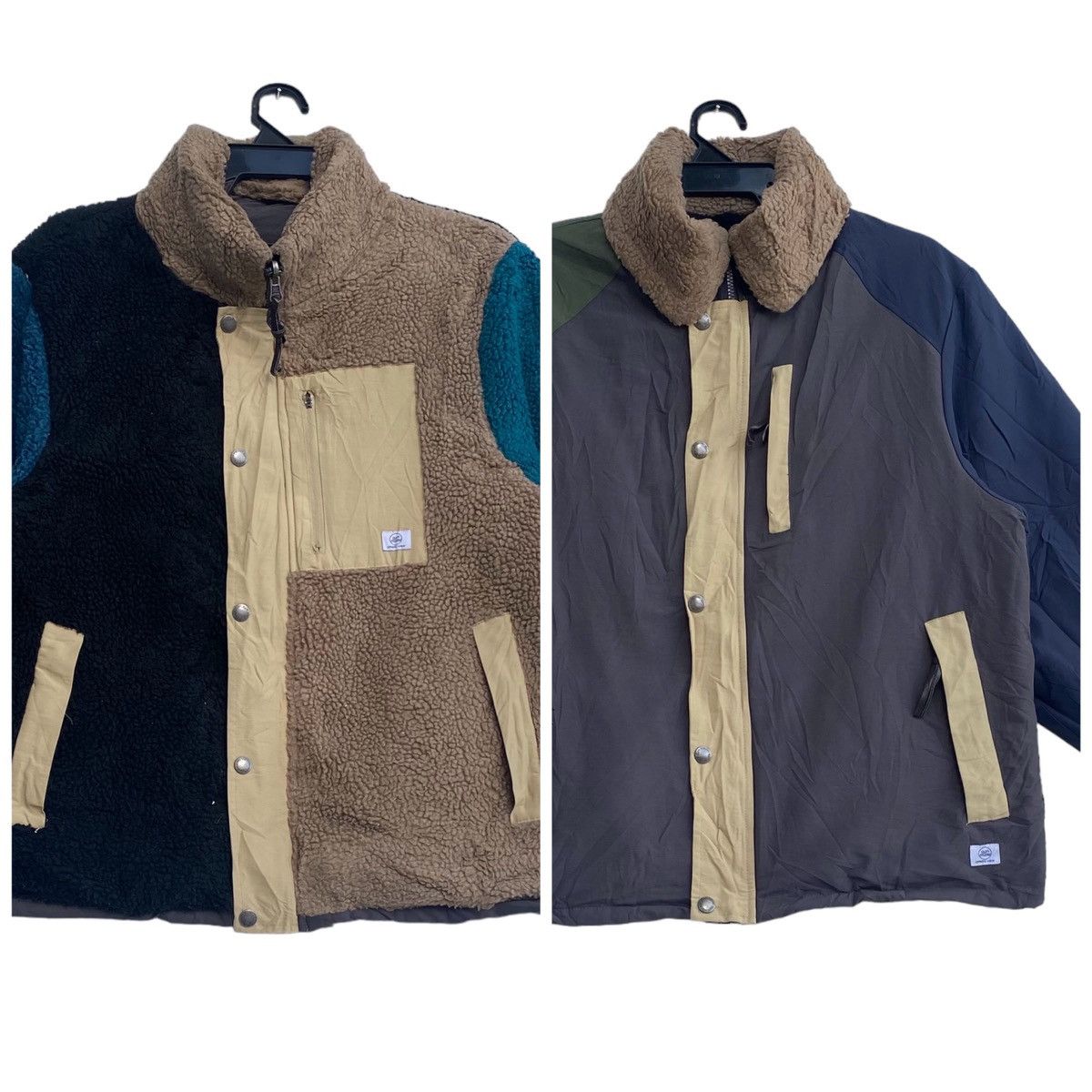 image of Gym Master Japan Reversible Multicolor Jacket, Men's (Size Medium)