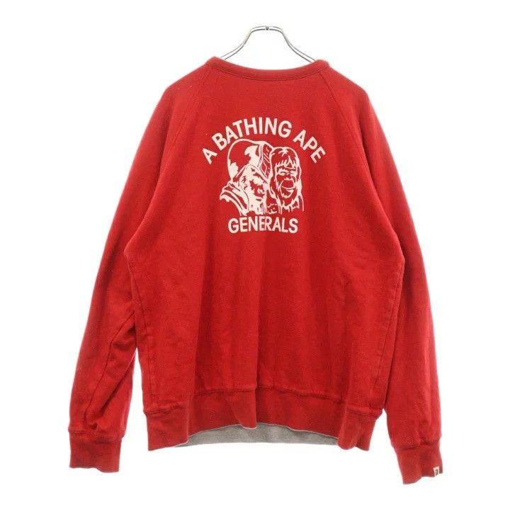 Bape VINTAGE BAPE REVERSIBLE CREWNECK SWEATSHIRT Size US L / EU 52-54 / 3 - 7 Thumbnail