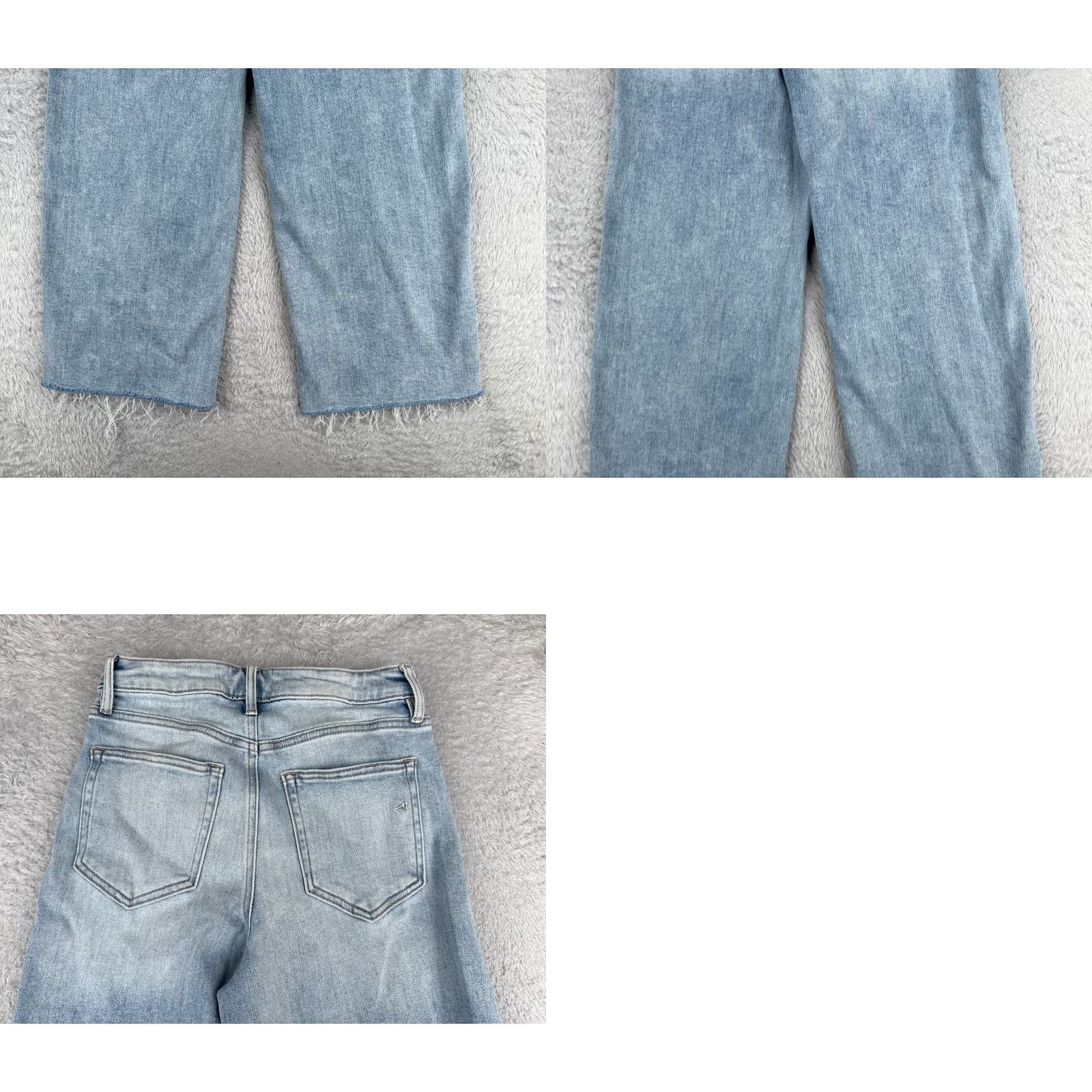 Vintage Idyllwind Jeans Women 26 Blue Denim Wide Leg Mid Rise 26x26 Flared Stretch Vintage No Size 26" / US 2 / IT 38 - 10 Thumbnail