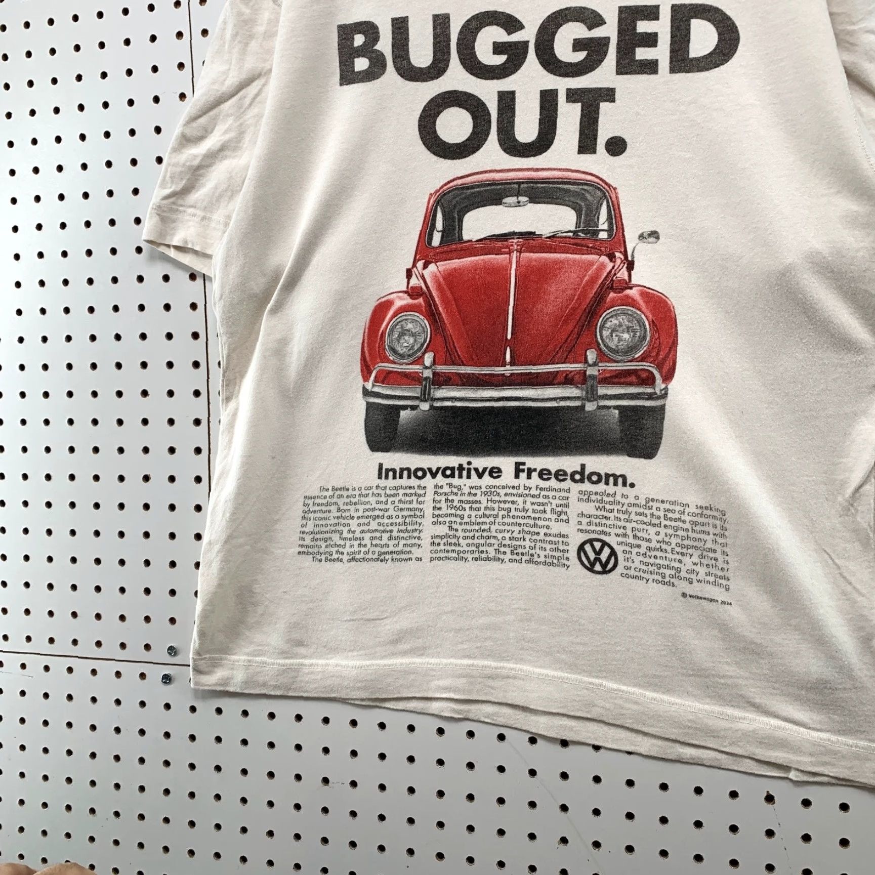 Abercrombie & Fitch Abercrombie & Fitch VW T Shirt Mens Small Beige Volkswagen Bug Car Graphic Size US S / EU 44-46 / 1 - 5 Thumbnail
