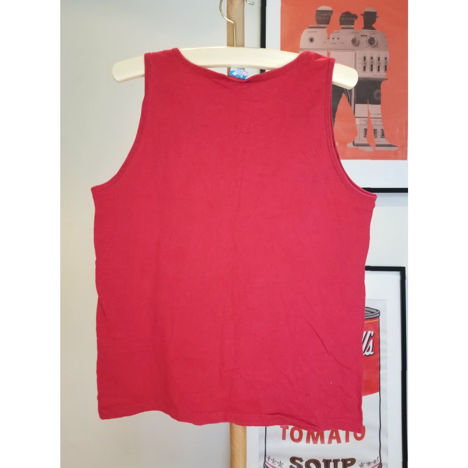 Disney VINTAGE Mickey Mouse DISNEY RED COTTON TANK TOP T-SHIRT SZ MEN'S LARGE Shirt Mens Large Red Cotton Disney Mickey Apparel Accessories Logo 90s Concert Size US L / EU 52-54 / 3 - 5 Thumbnail