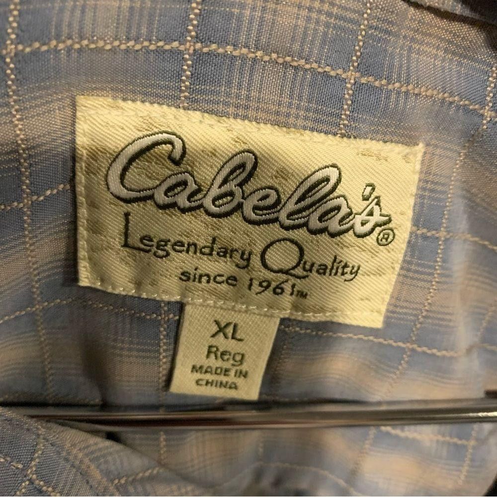 Cabelas Men’s Cabelas Button Down Shirt Size US XL / EU 56 / 4 - 2 Thumbnail