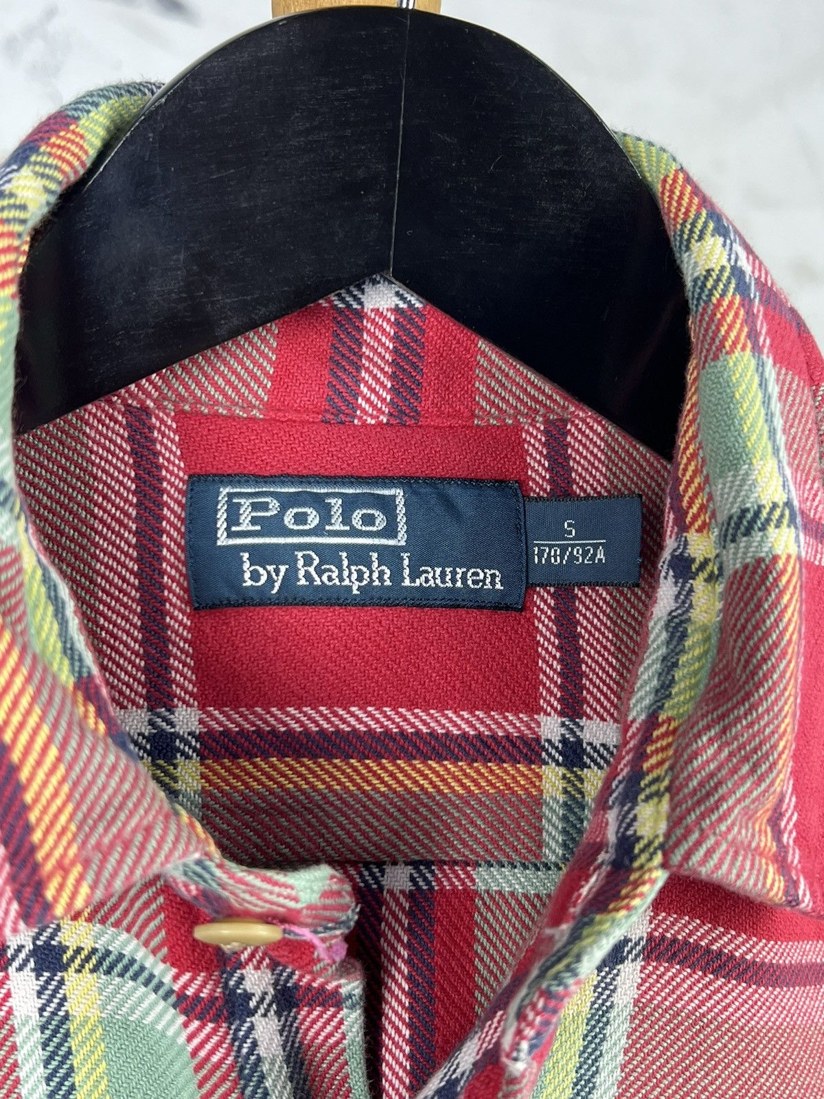 Polo Ralph Lauren Vintage Polo Ralph Lauren Plaid Flannel Shirt Size S - M Size US S / EU 44-46 / 1 - 5 Thumbnail