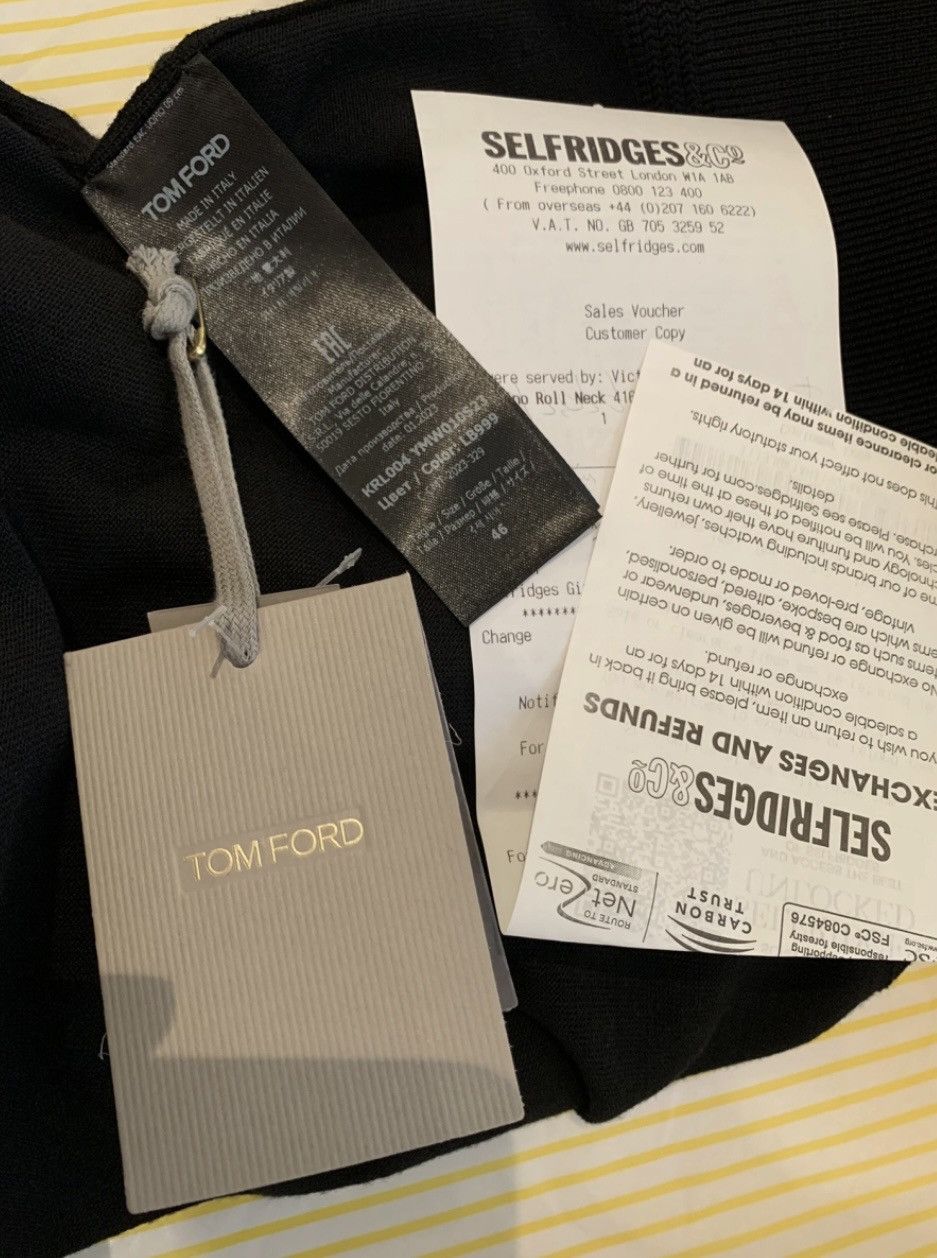 Tom Ford TOM FORD Wool sweatshirt 46 IT Never worn, with tag Size US L / EU 52-54 / 3 - 9 Thumbnail