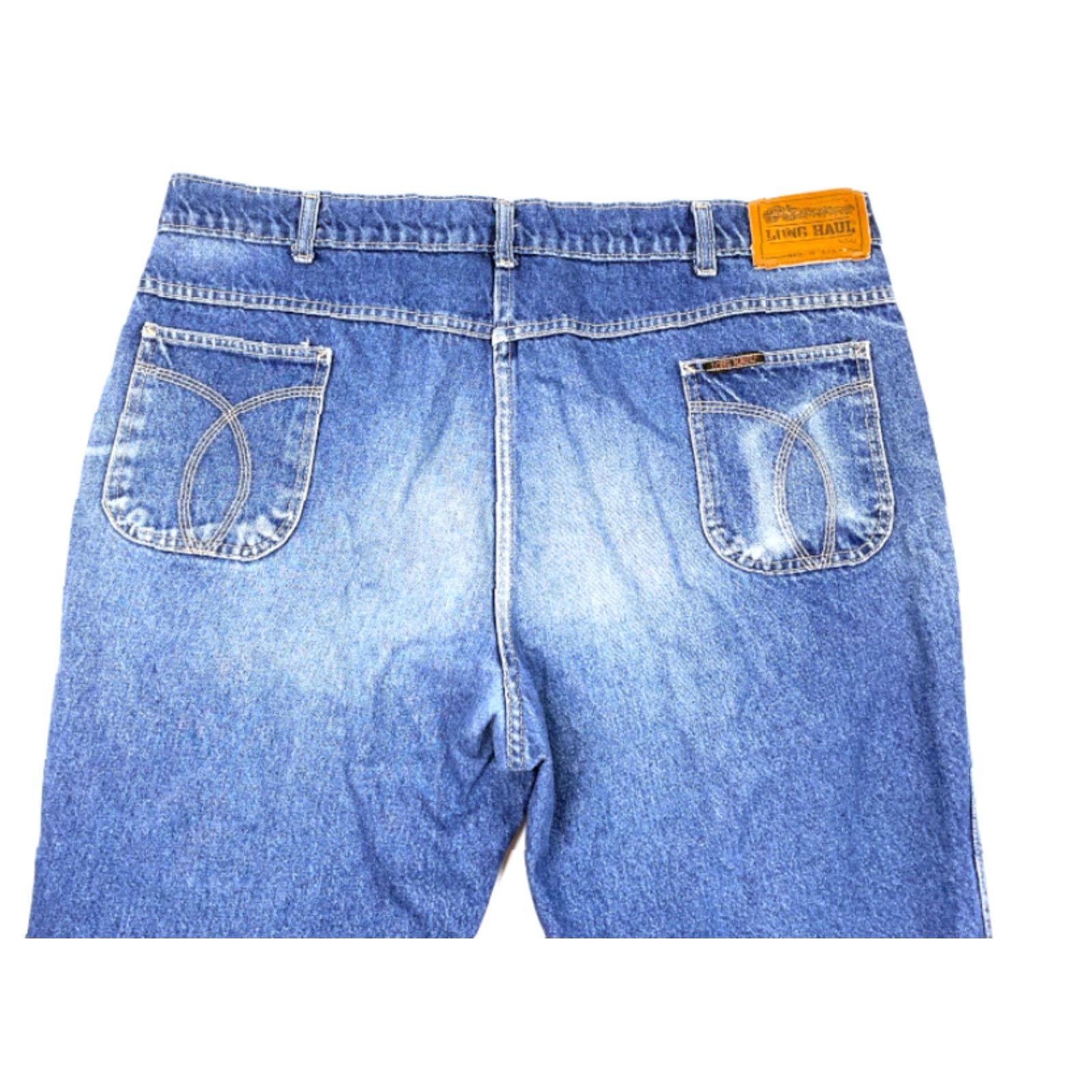Vintage VINTAGE Long Haul High Rise Denim Jeans 42 Blue 80s Grunge Mens Size US 42 / EU 58 - 5 Thumbnail
