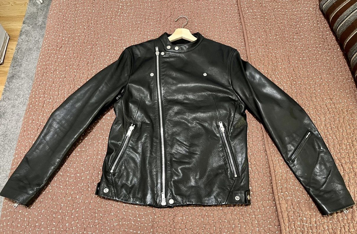 Theory Banded DB Leather Biker Size US M / EU 48-50 / 2 - 1 Thumbnail