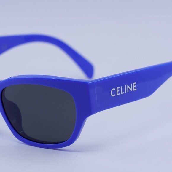 Celine 🕶️ New Celine L40197U 92A Blue/Smoke Sunglasses Size ONE SIZE - 4 Thumbnail