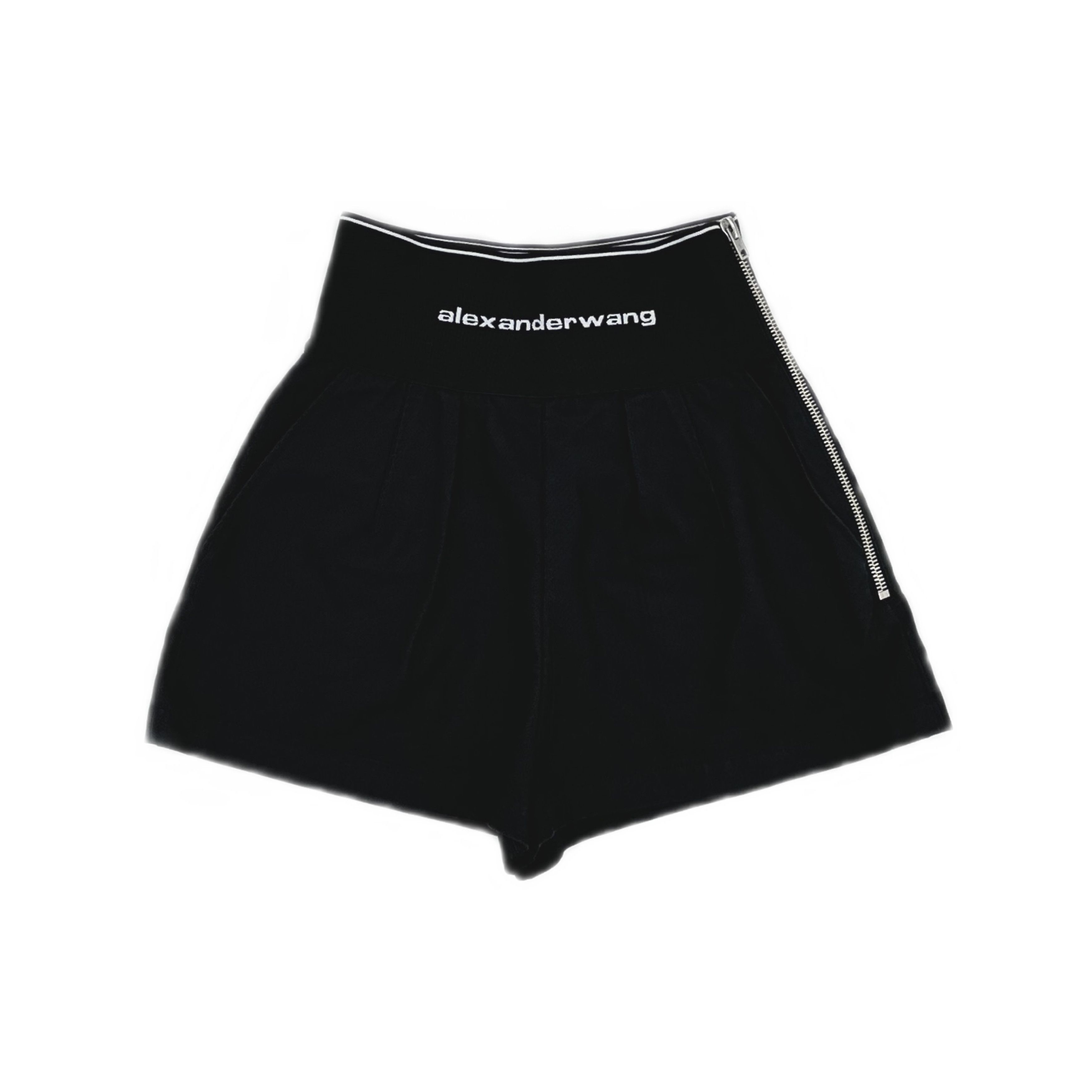 Alexander Wang Alexander Wang Logo Elastic Waist Shorts Size 4 Size 27" / US 4 / IT 40 - 1 Thumbnail