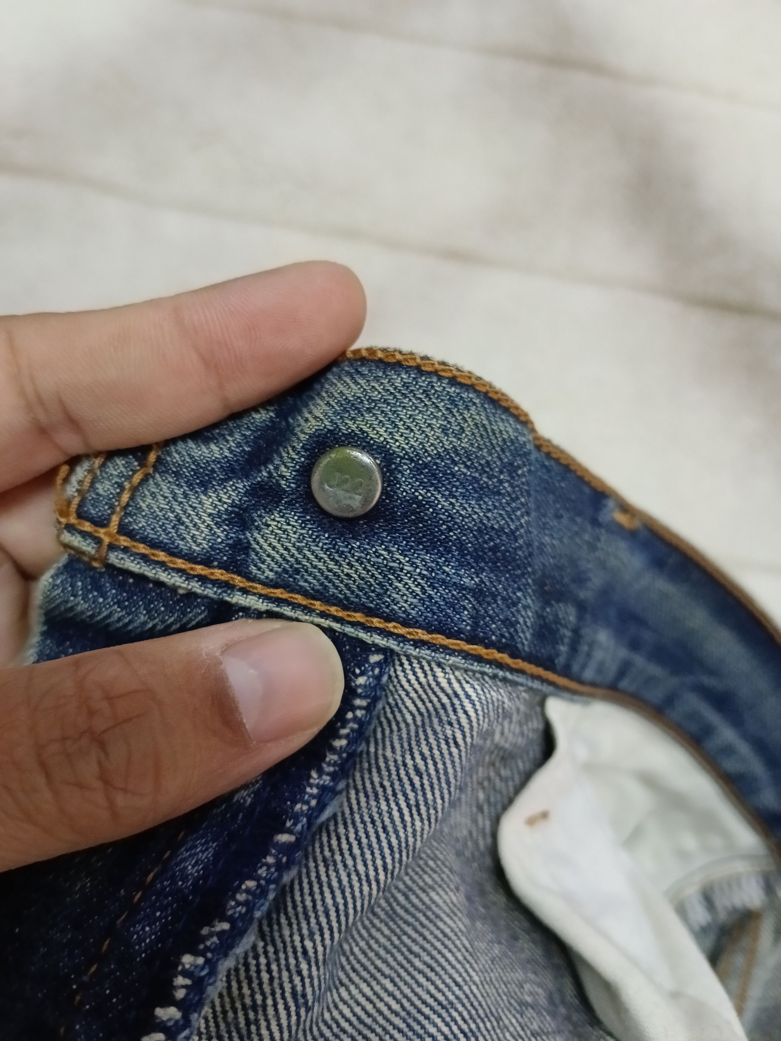 Levi's Vintage Clothing DISTRESSED LEVIS BIG E 504Z SELVEDGE Size US 33 - 12 Thumbnail
