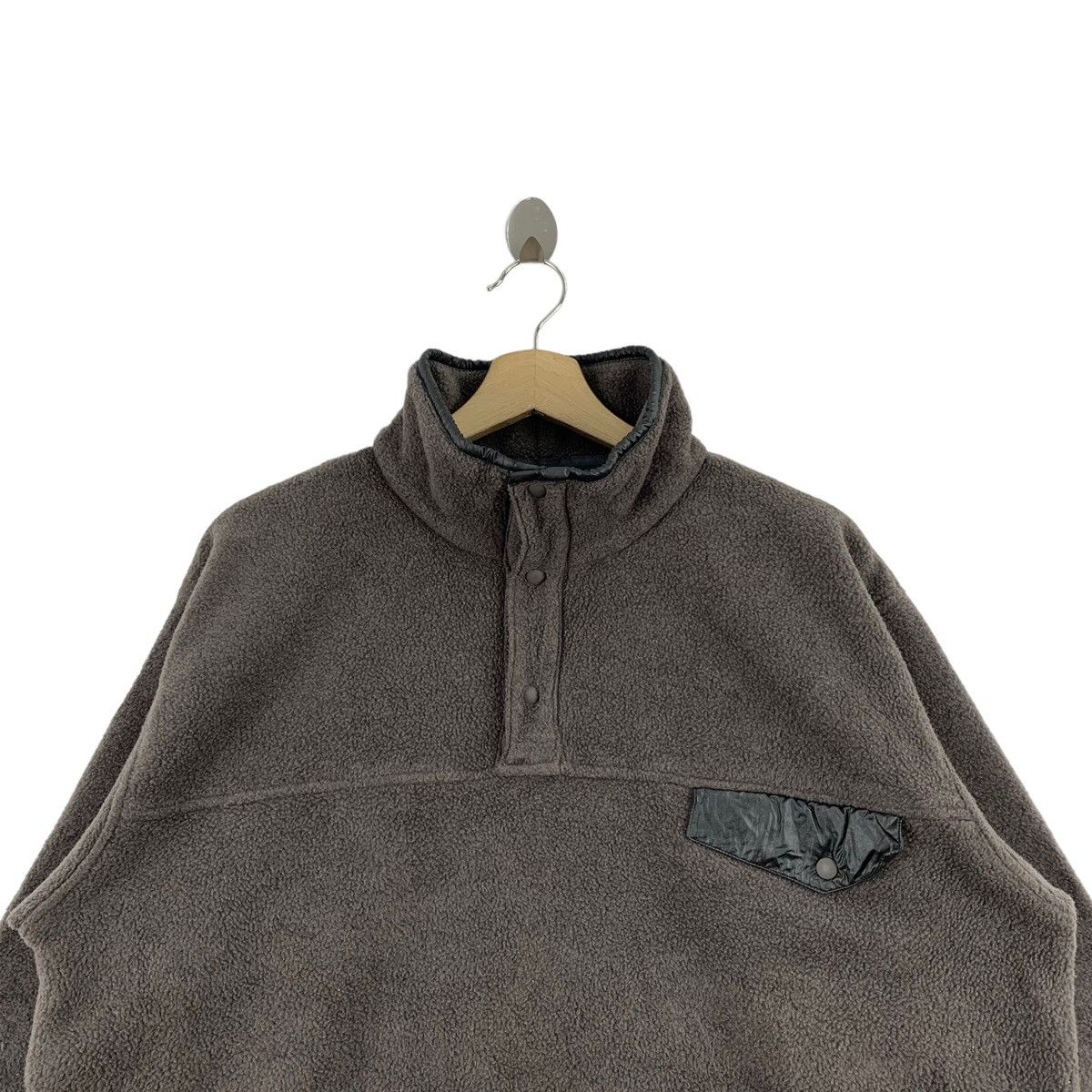Polartec POLARTEC Multi Pockets Sherpa Button Up Grey Fleece Size US L / EU 52-54 / 3 - 2 Thumbnail