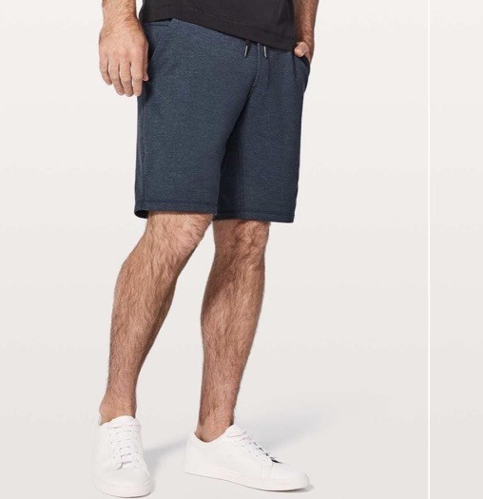 Lululemon Lululemon Blue Heathered City Sweat stretch Terry shorts Size US 32 / EU 48 - 1 Thumbnail