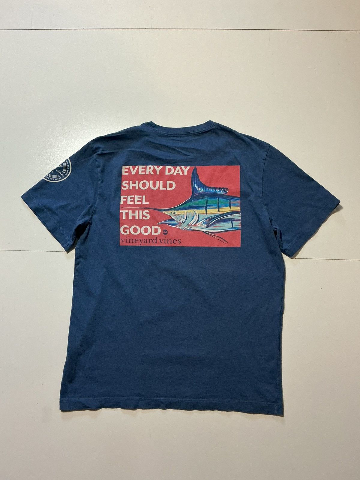 Vineyard Vines Vineyard Vines Everyday Feel This Good Swordfish T-Shirt Size US S / EU 44-46 / 1 - 1 Thumbnail