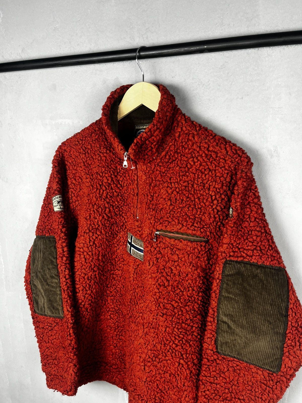 Napapijri Napapijri Fleece Sherpa Jacket 1/4 Zip Pull Over Size Size US S / EU 44-46 / 1 - 4 Thumbnail