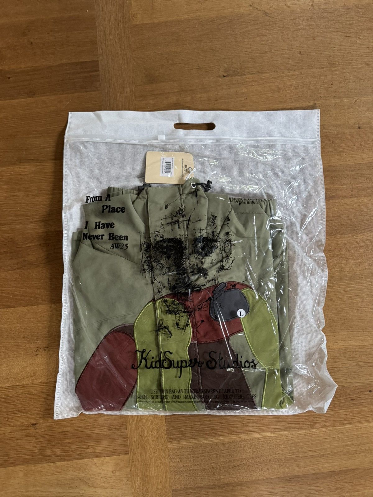 KidSuper KidSuper Studios Falling Guy Insulated Windbreaker Green Size US L / EU 52-54 / 3 - 2 Thumbnail