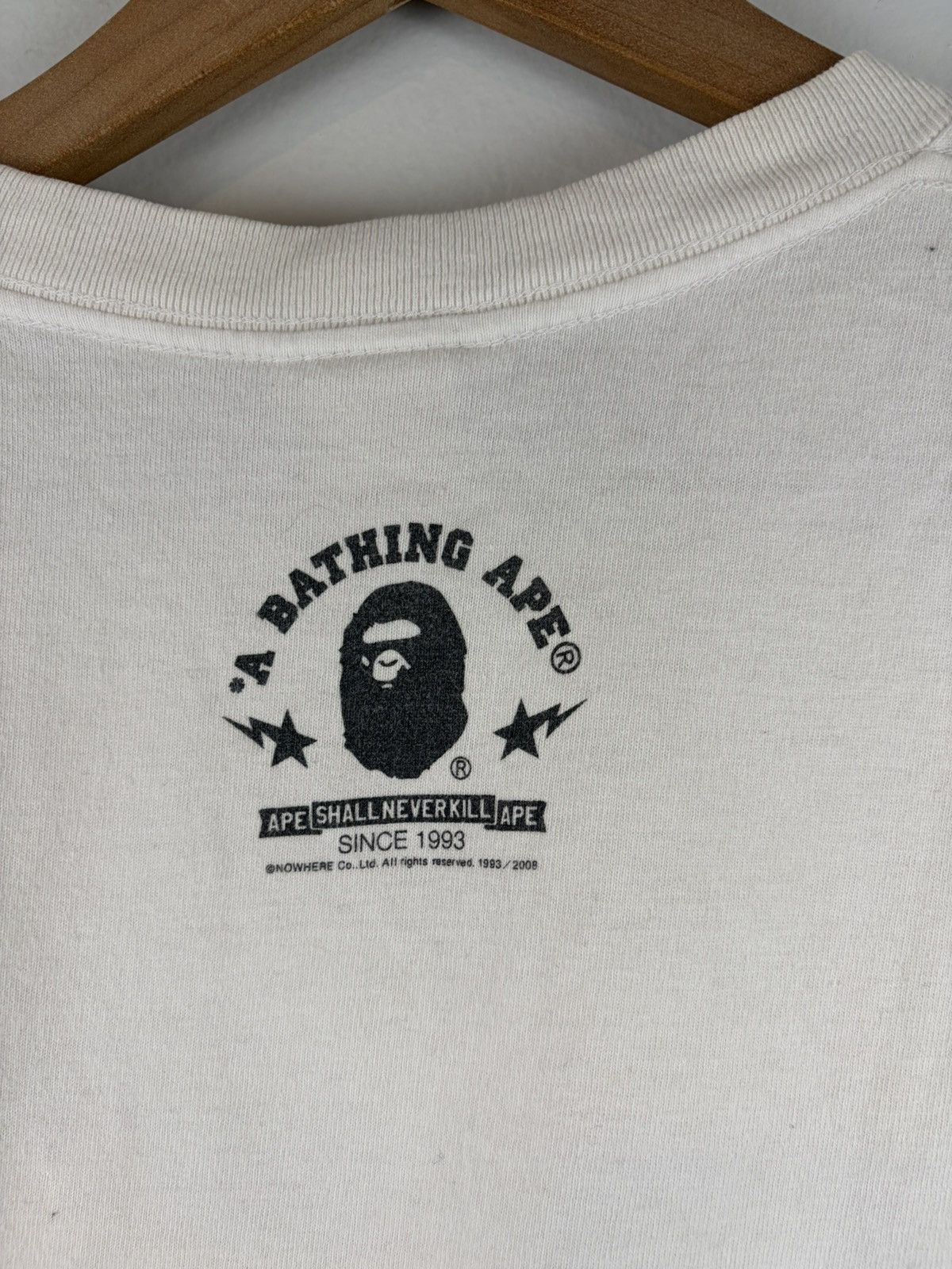 Bape 2008 Bape Shark Print T-Shirt Size US L / EU 52-54 / 3 - 5 Thumbnail