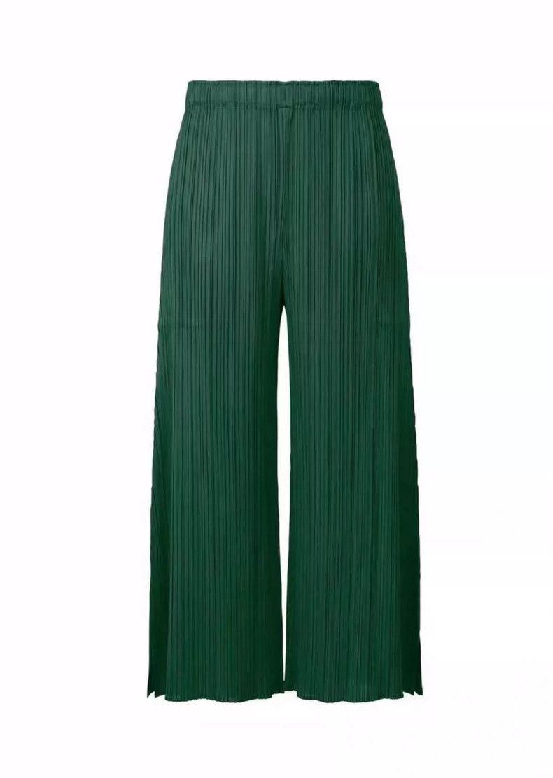 Issey Miyake Issey Miyake size:2 Green pleated pants Size 42" / US 20 - 1 Thumbnail