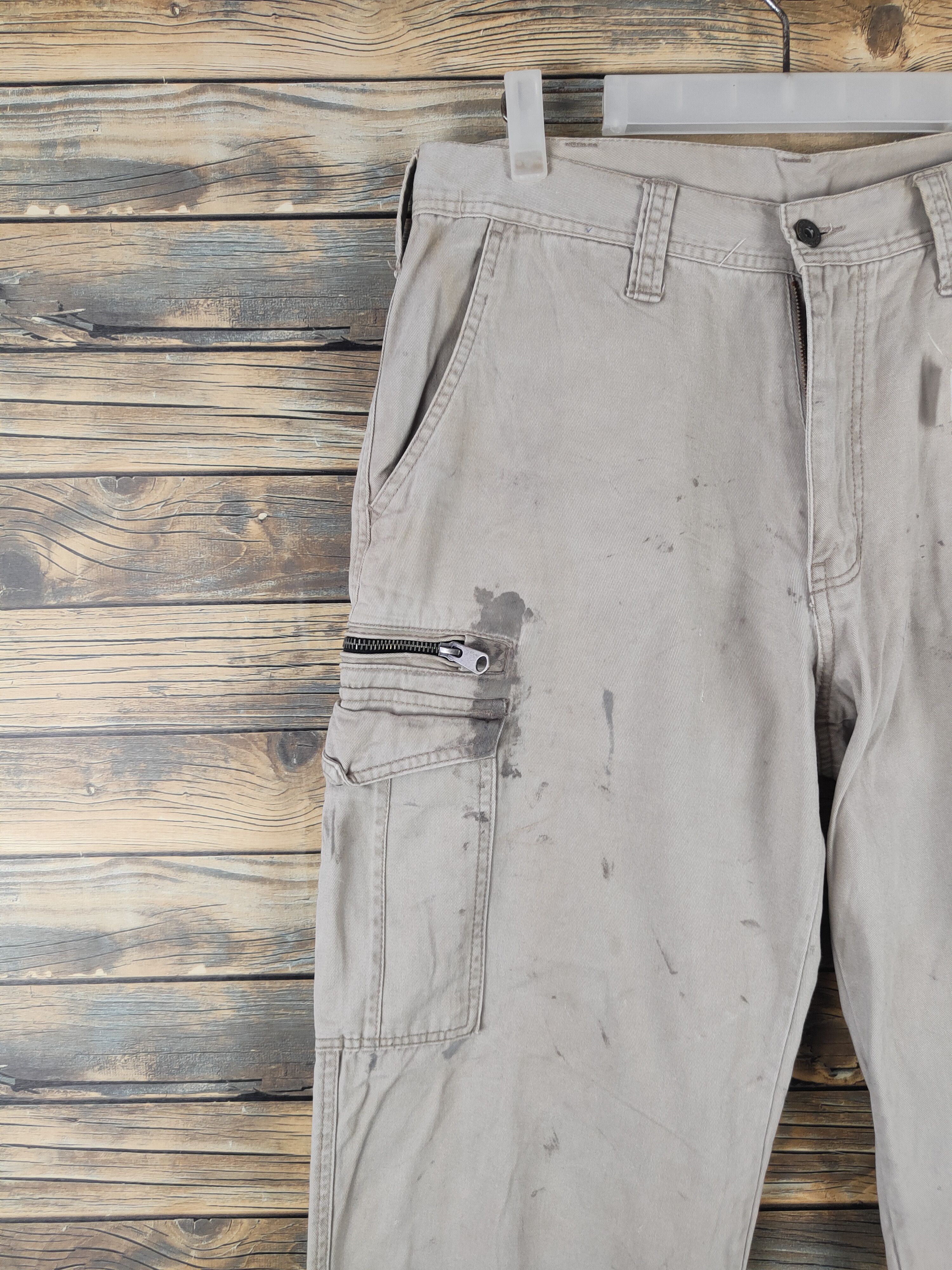 Japanese Brand DL Evenriver Gray Multipocket Cargo Pants #sp46-262T Size US 32 / EU 48 - 3 Thumbnail