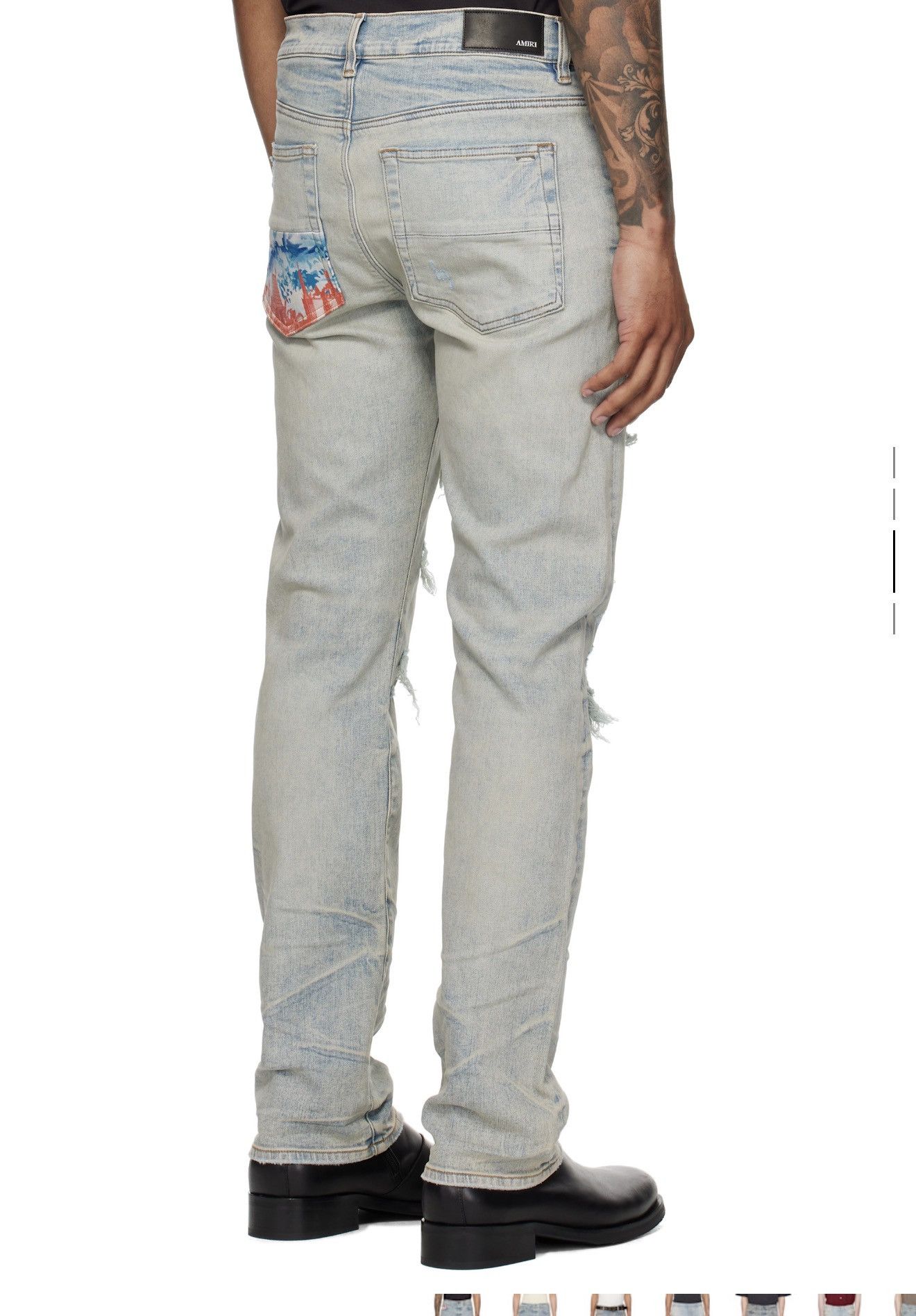 Amiri Amiri aloha thrasher jeans Size US 33 - 3 Thumbnail
