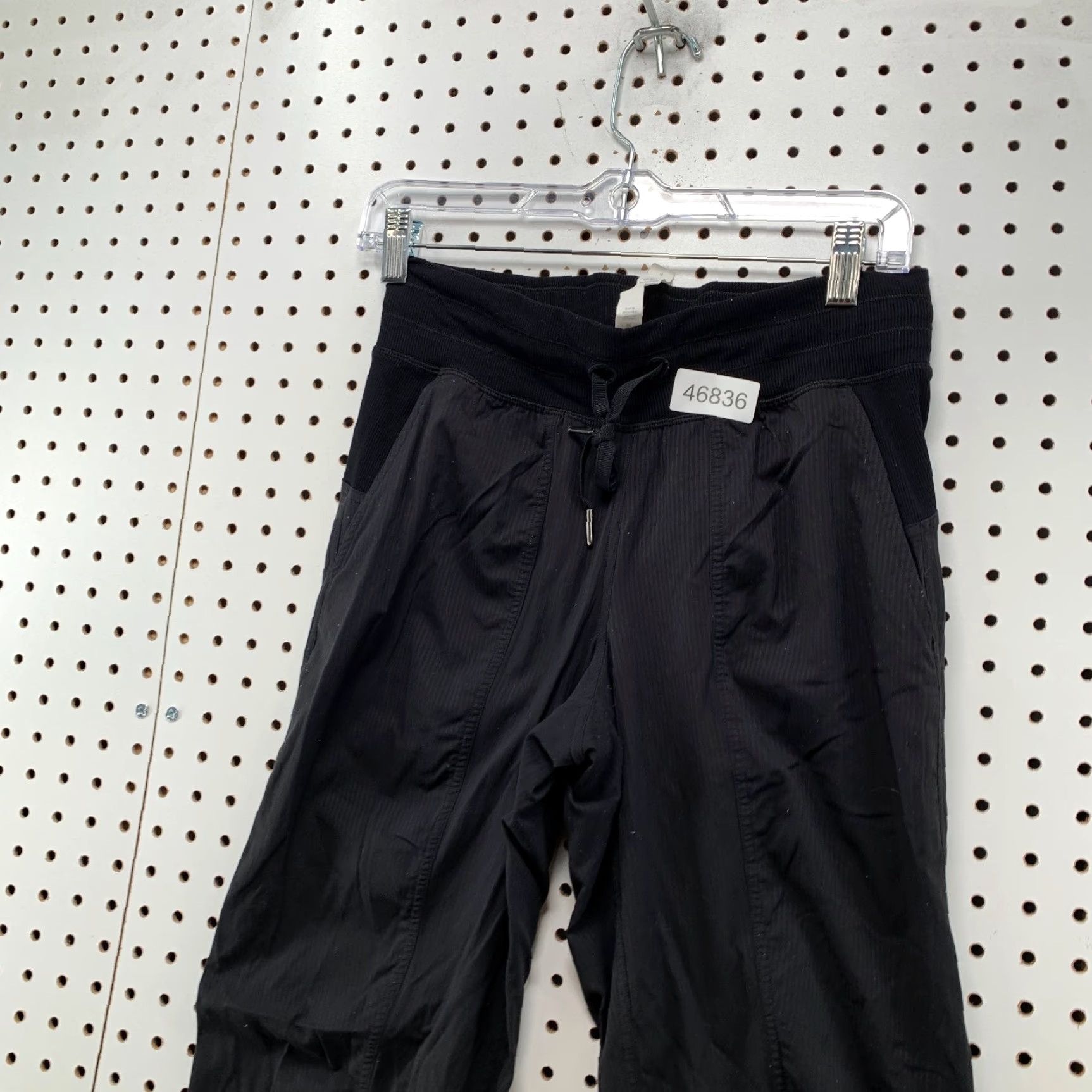Lululemon VINTAGE Lululemon Dance Studio Jogger Womens Size 4 Black Striped Mid Rise Yoga Leggings Size 27" / US 4 / IT 40 - 6 Thumbnail