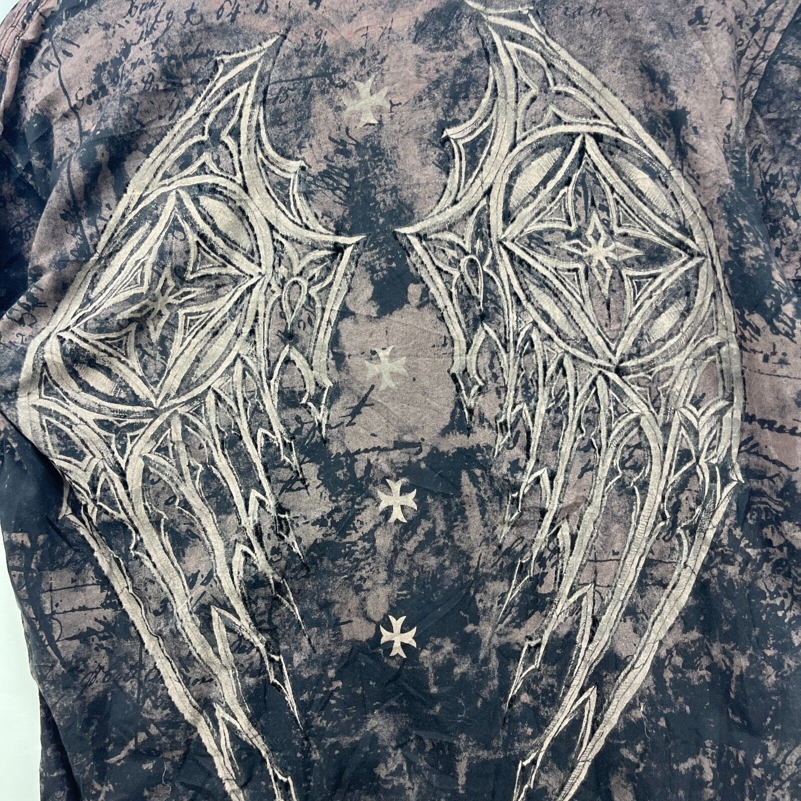 Affliction × Vintage Vintage Y2K Affliction Cross Rebel Saints AOP T-Shirt Large Size US L / EU 52-54 / 3 - 5 Thumbnail