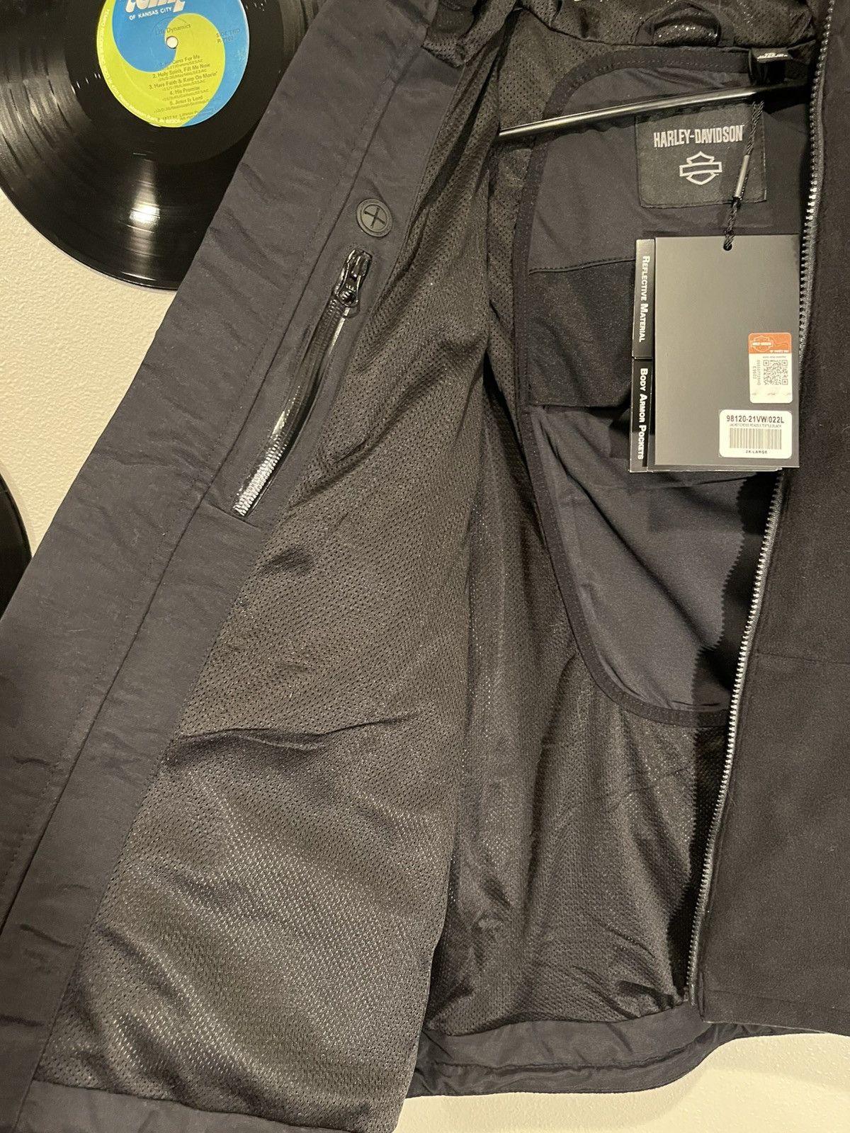 Harley Davidson Waterproof Adjustable Heavy Jacket with Reflective Decal Size US XL / EU 56 / 4 - 8 Thumbnail