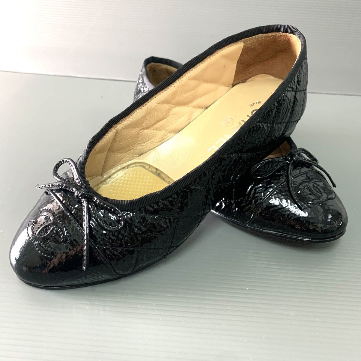 Chanel Chanel Ballerina Black Flats Shoes Size US 6 / IT 36 - 8 Thumbnail