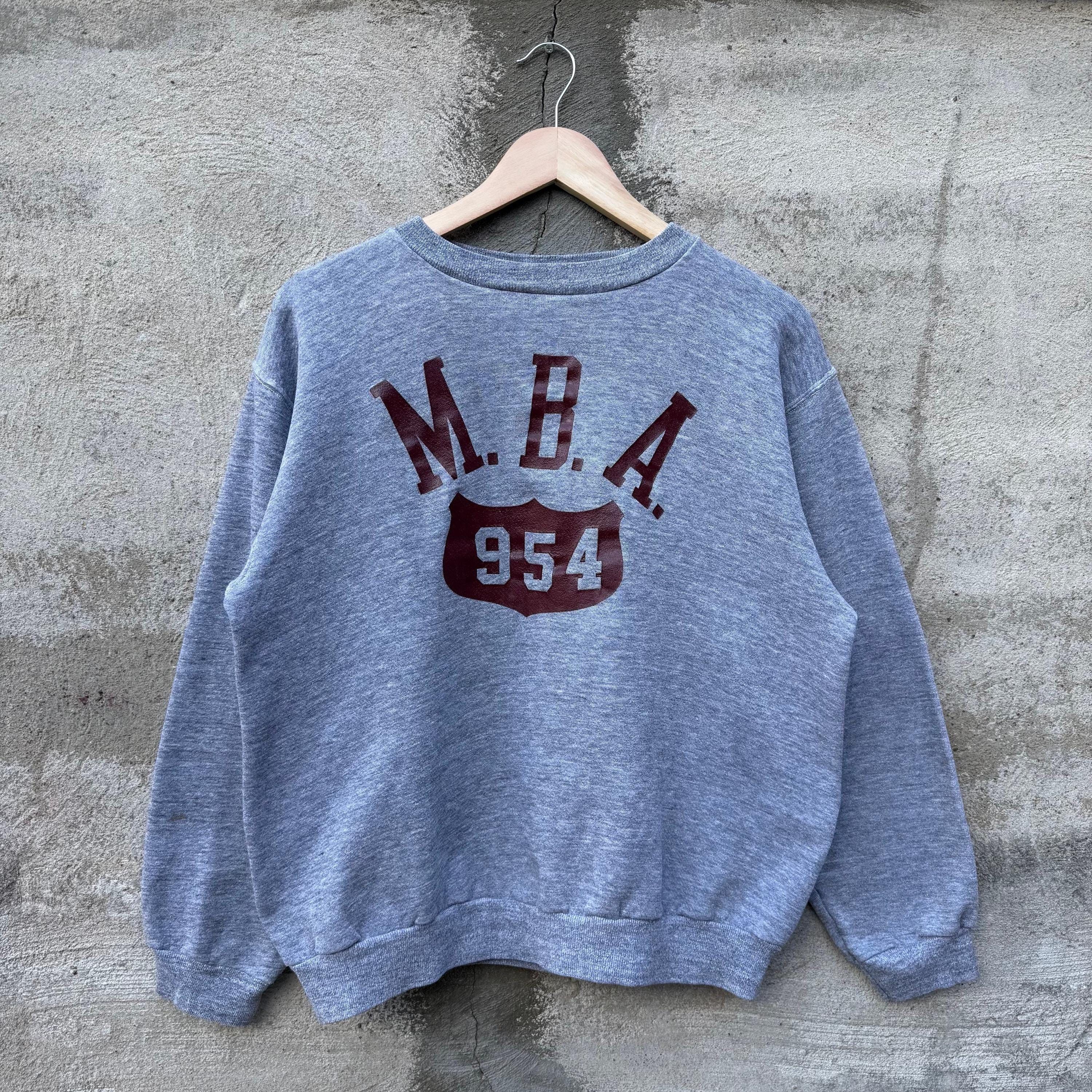 Russell Athletic × Vintage 70's Russell Athletic M.B.A 954 Faded Grey Sweatshirt Crewne Size US M / EU 48-50 / 2 - 1 Thumbnail