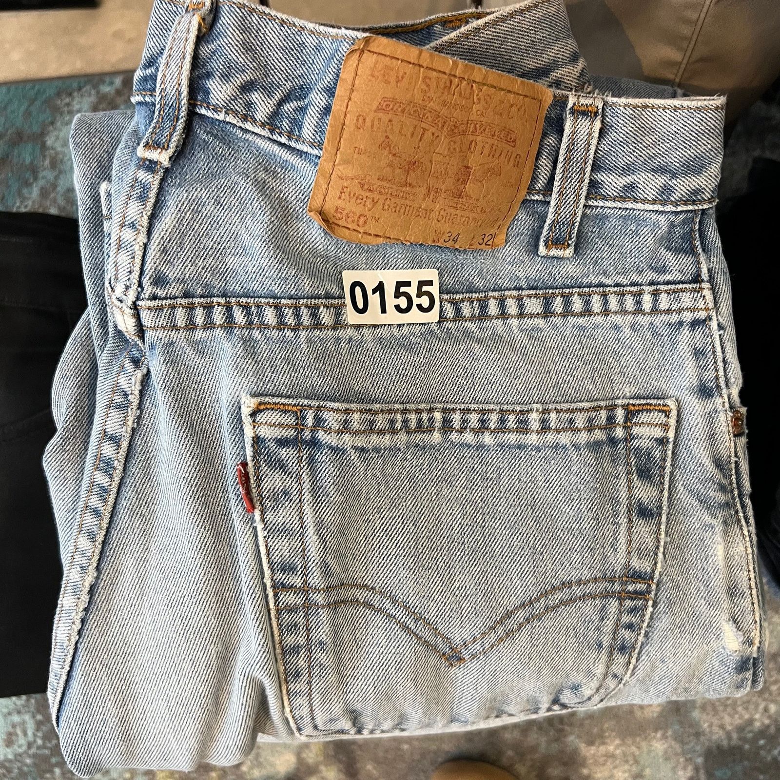 Levi's VTG Levis 560 Jeans Men 34x32 Blue Loose 90s Y2K Light Denim Size US 34 / EU 50 - 9 Thumbnail