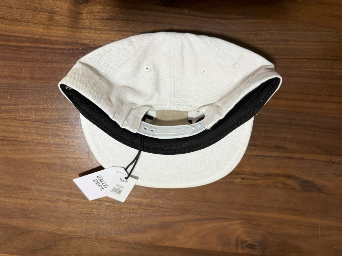 Gallery Dept. GALLERY DEPT. Logo Hat Cotton Cap Snapback White Embroidered Size ONE SIZE - 6 Thumbnail